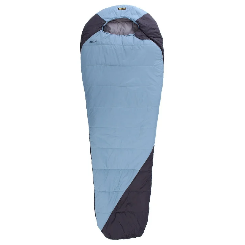 Camping hiking gear adaptability-LIGHT 20 SYNTHETIC SLEEPING BAG