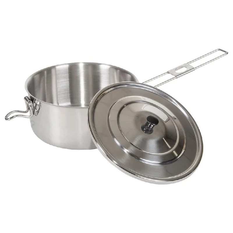 Camping hiking outdoor bloom-SOLO II STAINLESS STEEL POT