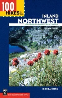 Camping hiking gear wave-MOUNTAINEERS BOOKS, 100 HIKES INLAND NORTHWEST, 2ND EDITION