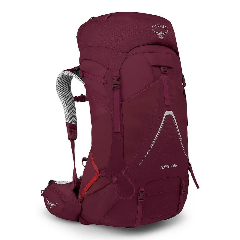 Camping hiking trail ascents-AURA AG LT 65L BACKPACK - WOMEN'S