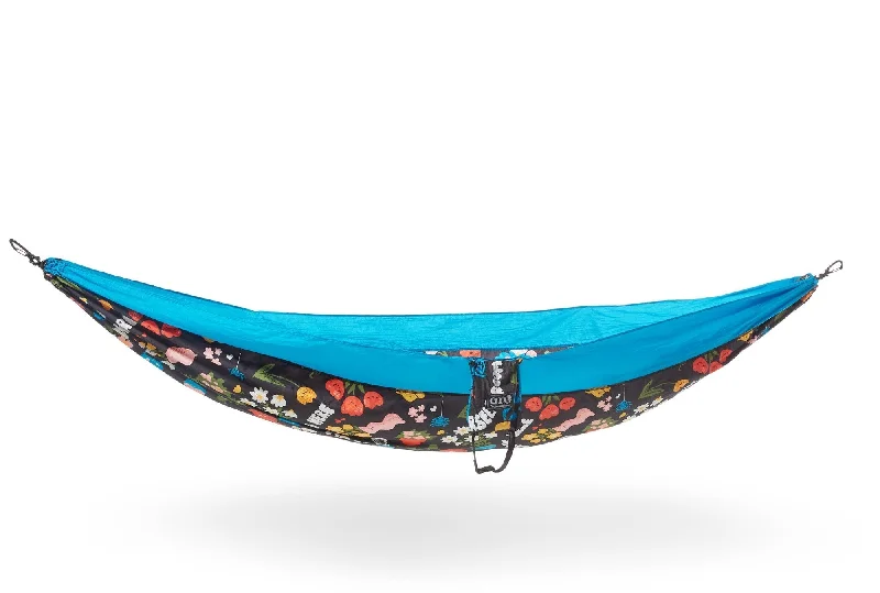 Camping hiking trail loose-DOUBLENEST GIVING BACK HAMMOCK - PRINT