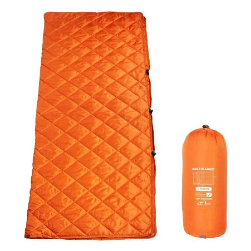 Camping hiking trail cloud-ULTRA LITE QUILT BLANKET