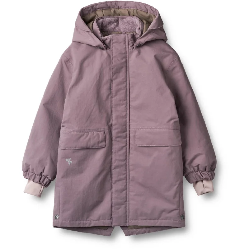 Camping hiking trail whirl-Wheat Dry Lilac Jacket Parka Jello Tech