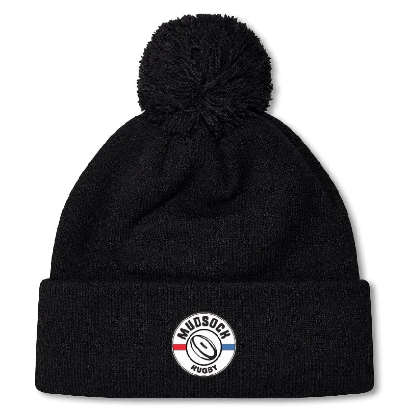 Camping hiking trail valley-Mudsock Rugby Pom Pom Beanie by Canterbury