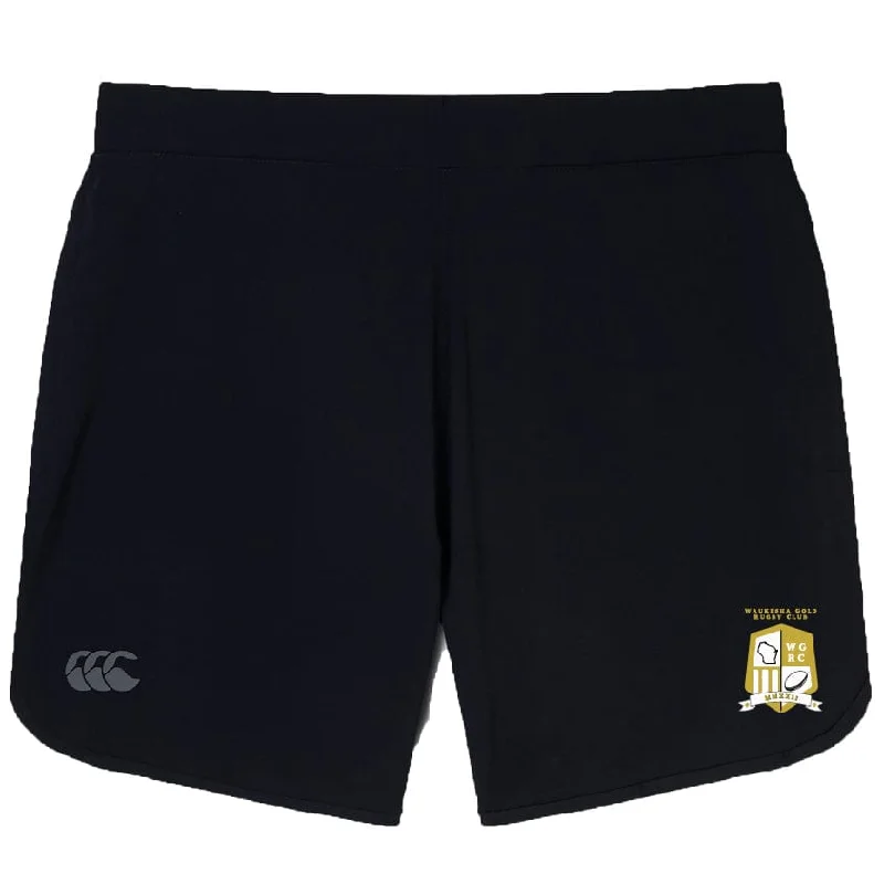 Camping hiking outdoor glow-Waukesha Gold Rugby Elite Woven Short by Canterbury