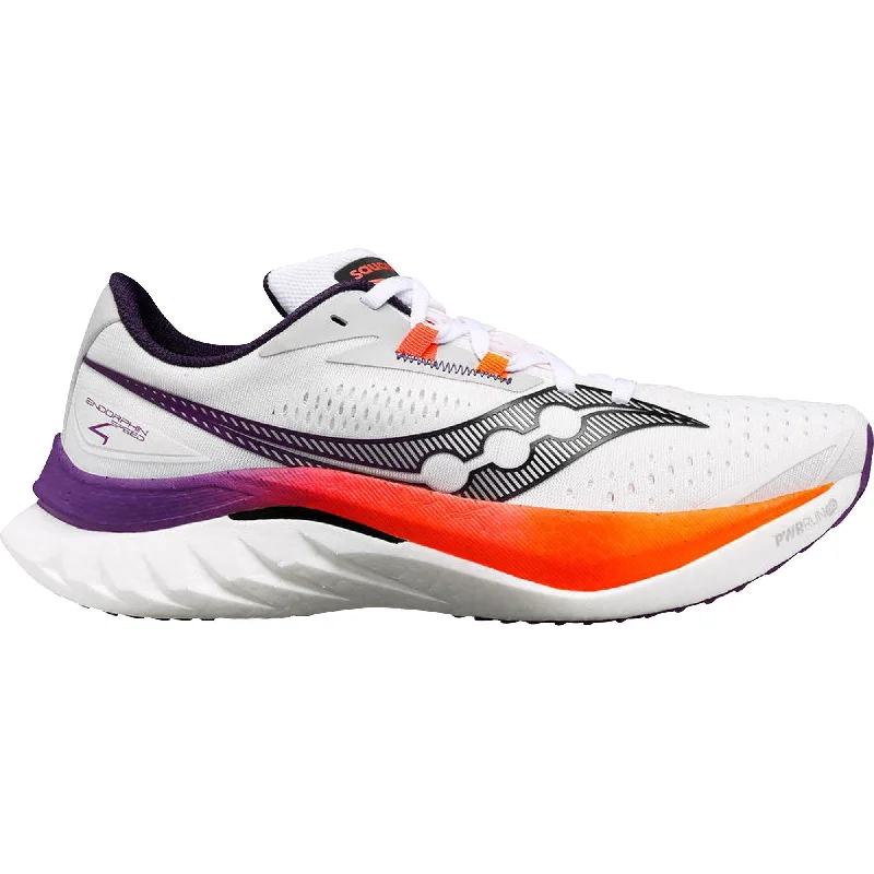 Camping hiking outdoor bliss-Saucony Endorphin Speed 4 Mens Running Shoes - White