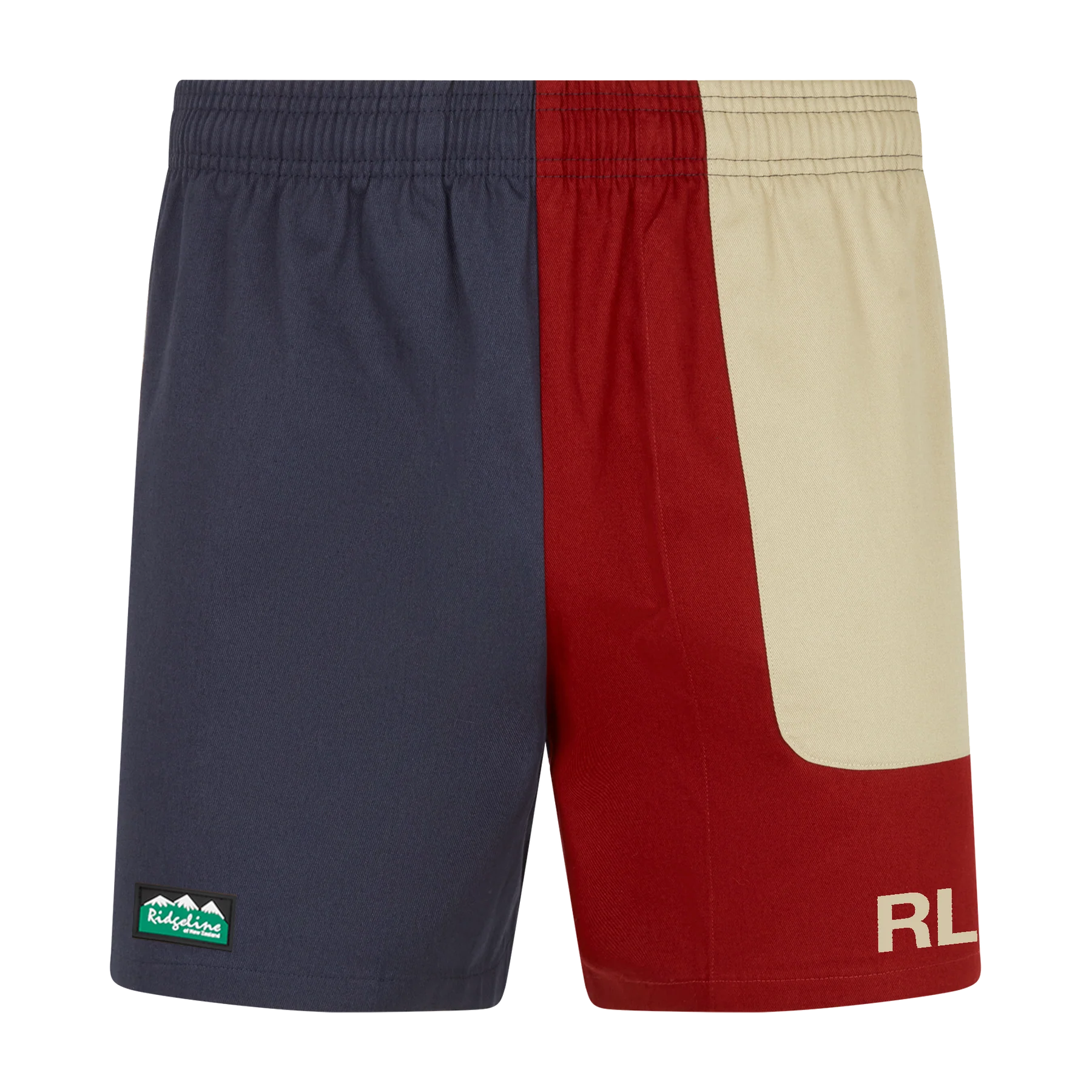 Camping hiking trail range-Ridgeline Unisex Backslider Shorts - Navy Multi