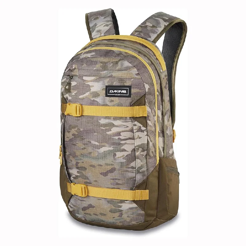 Camping hiking gear thrill-Dakine Unisex Vintage Camo 25L One Size Mission Backpack - 10002637-VINTAGECAMO