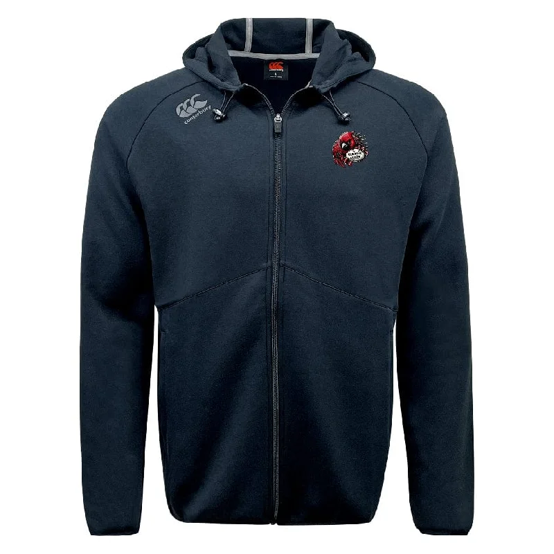 Camping hiking gear pulse-Vienna Rugby Tempo Vapodri Full-Zip Hoodie by Canterbury