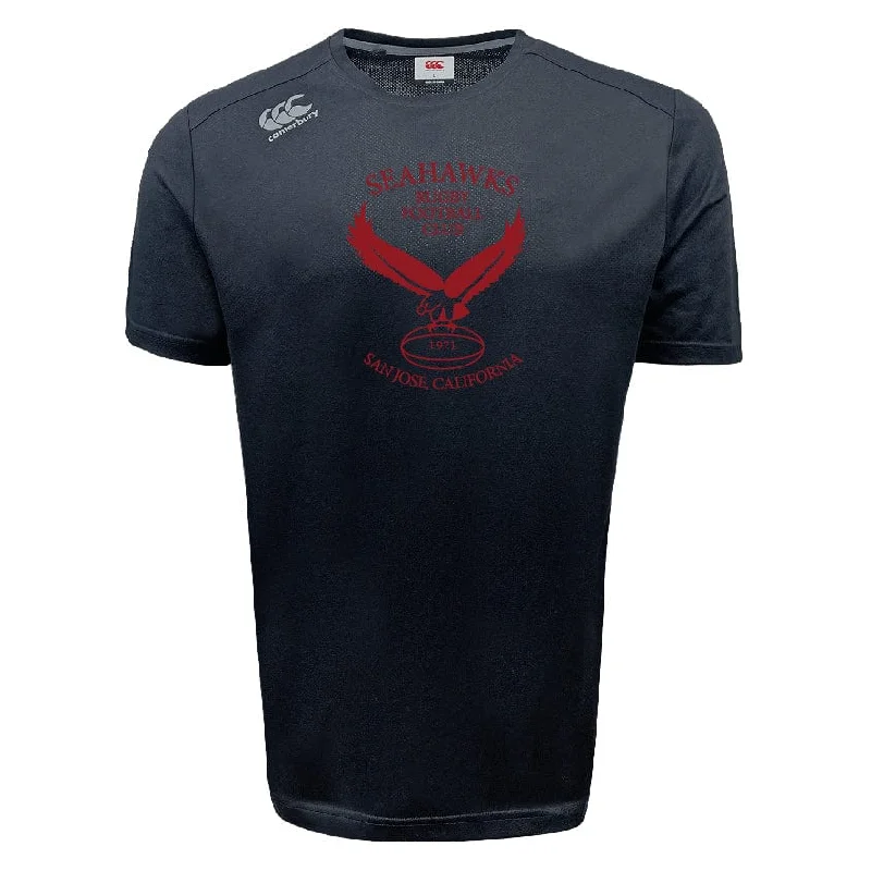 Camping hiking trail retreats-San Jose Seahawks Tempo Vapodri T-Shirt by Canterbury