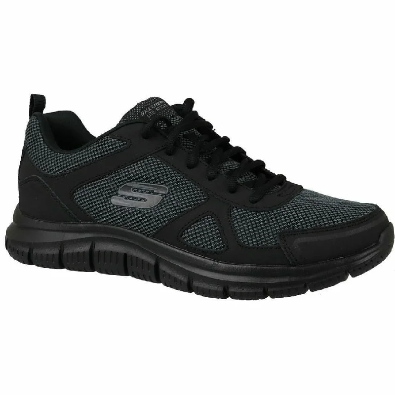 Camping hiking gear vibe-Skechers Track Bucolo Mens Training Shoes - Black