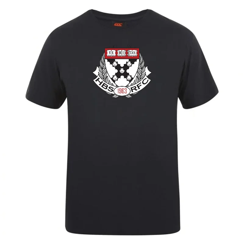 Camping hiking nature pulse-Harvard Business School RFC Club Plain Tee by Canterbury