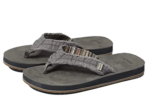 Camping hiking gear shine-Sanuk - M FRAID NOT ST - 7 - CHARCOAL