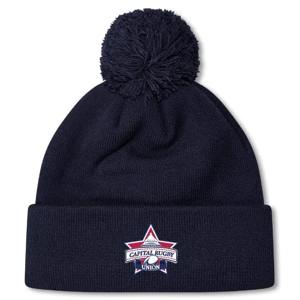 Camping hiking trail burst-Capital Selects Pom Pom Beanie by Canterbury