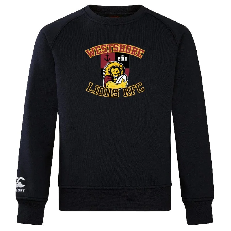 Camping hiking gear value-Westshore Lions Club Crew Sweatshirt by Canterbury