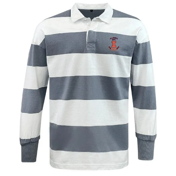 Camping hiking nature cheer-Illinois RFC Classic Long Sleeve Hooped Rugby Jersey