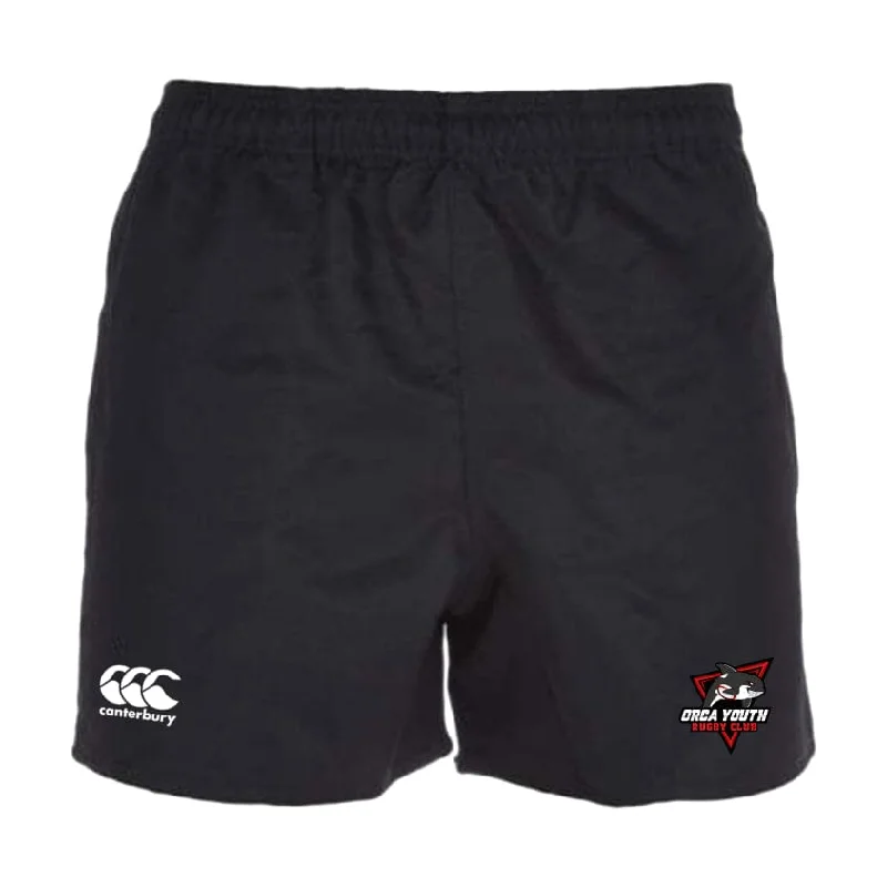 Camping hiking outdoor bloom-Orca Youth Professional Polyester Rugby Short by Canterbury