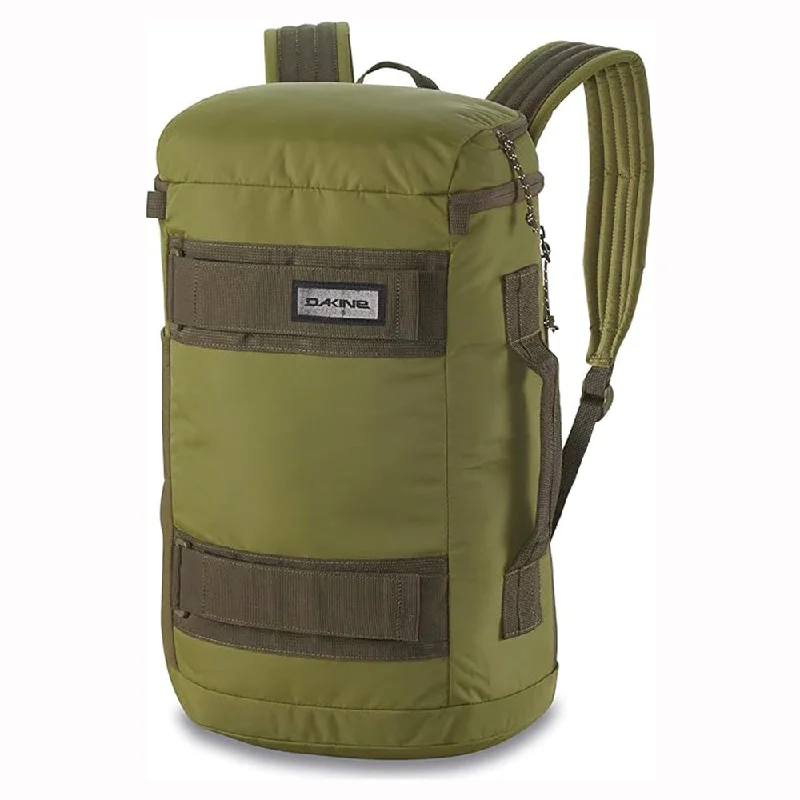 Camping hiking gear lift-Dakine Unisex Utility Green 25L One Size Mission Street Backpack - 10004000-UTILITYGREEN