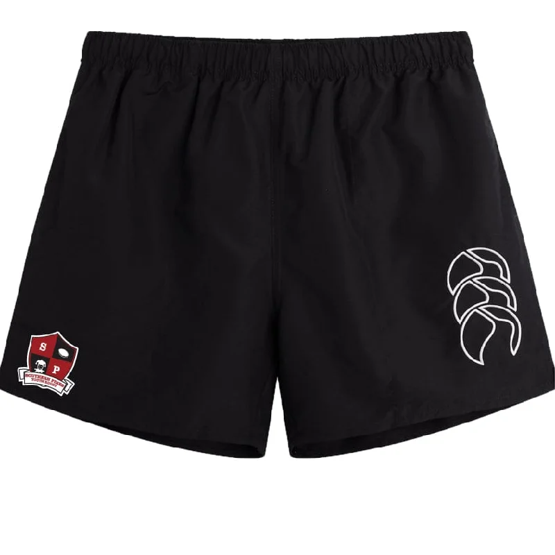 Camping hiking nature vibe-Southern Pines Youth Rugby Tactic Short by Canterbury