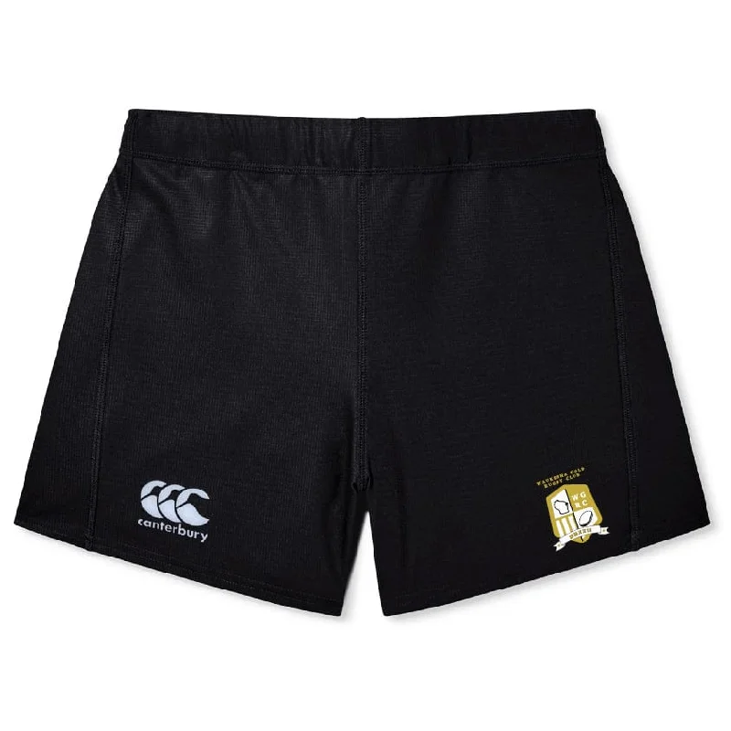 Camping hiking trail weave-Waukesha Gold Rugby Women's Yokohama Short by Canterbury