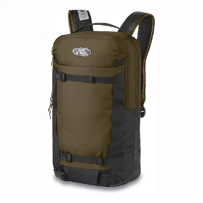 Camping hiking trail mount-Dakine Unisex Dark Olive 18L One Size Sam Taxwood Team Mission Pro Backpack - 10004014-DARKOLIVE