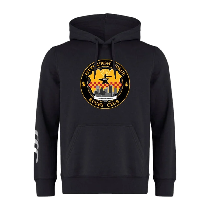 Camping hiking trail cut-Pittsburgh Forge Club Hoodie by Canterbury