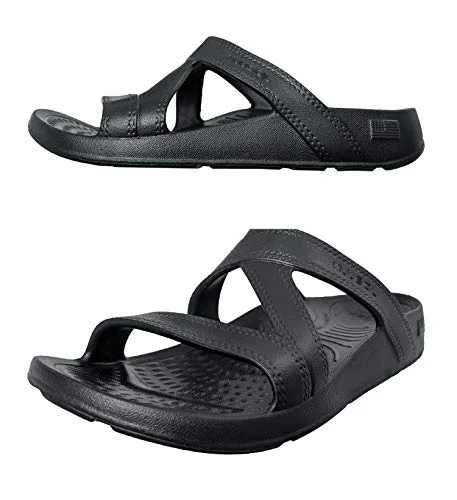 Camping hiking outdoor bloom-NuuSol - Slide Hailey - Eclipse Black - W11