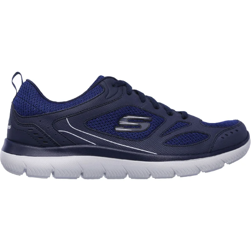 Camping hiking trail tones-Skechers Summits South Rim Mens Training Shoes - Navy