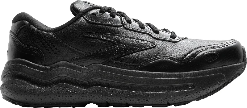 Camping hiking trail vistas-Brooks Ghost Max L Mens Walking Shoes - Black