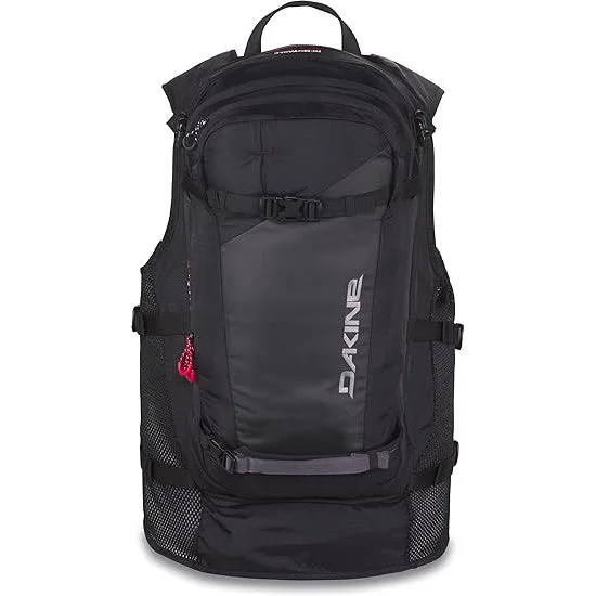 Camping hiking trail tide-Dakine Mens Black Poacher Ras Vest Backpack - 10003821-BLACK-S/M