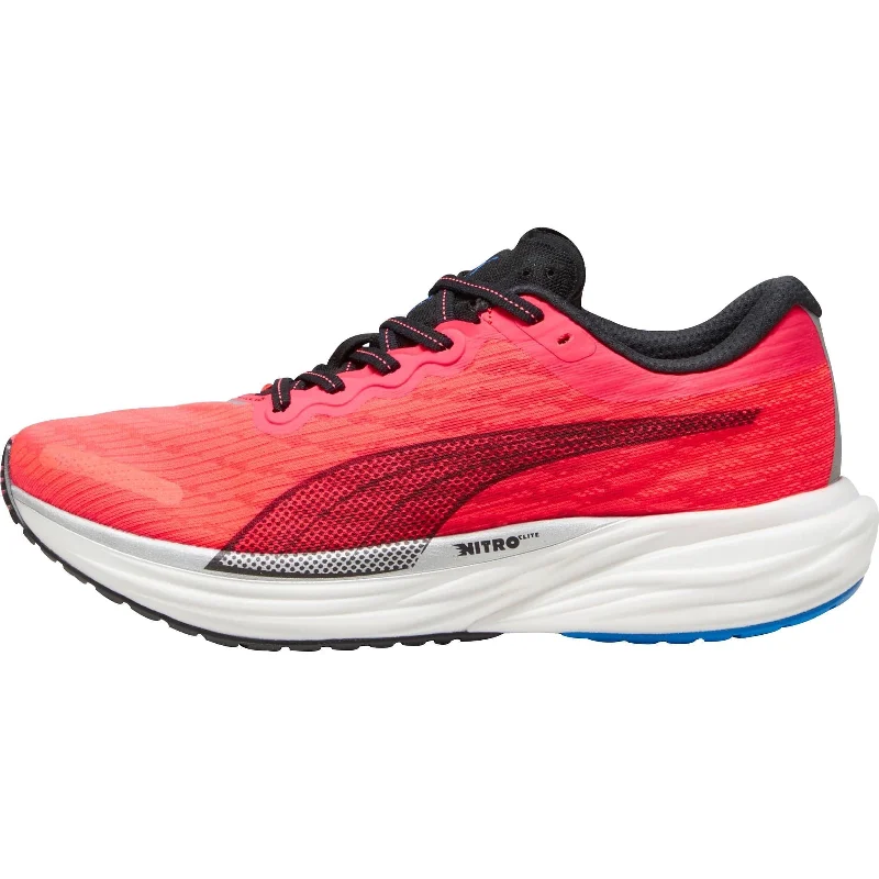 Camping hiking gear vibe-Puma Deviate Nitro 2 Mens Running Shoes - Red