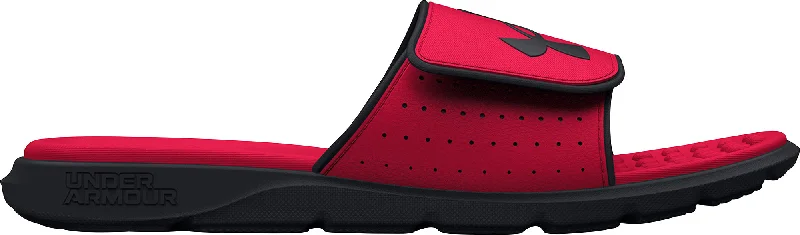 Camping hiking outdoor gleam-Under Armour Ignite Pro Sliders - Red