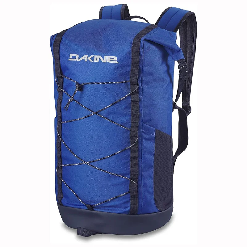 Camping hiking trail heart-Dakine Unisex Deep Blue 35L One Size Mission Surf Roll Top Backpack - 10003708-DEEPBLUE