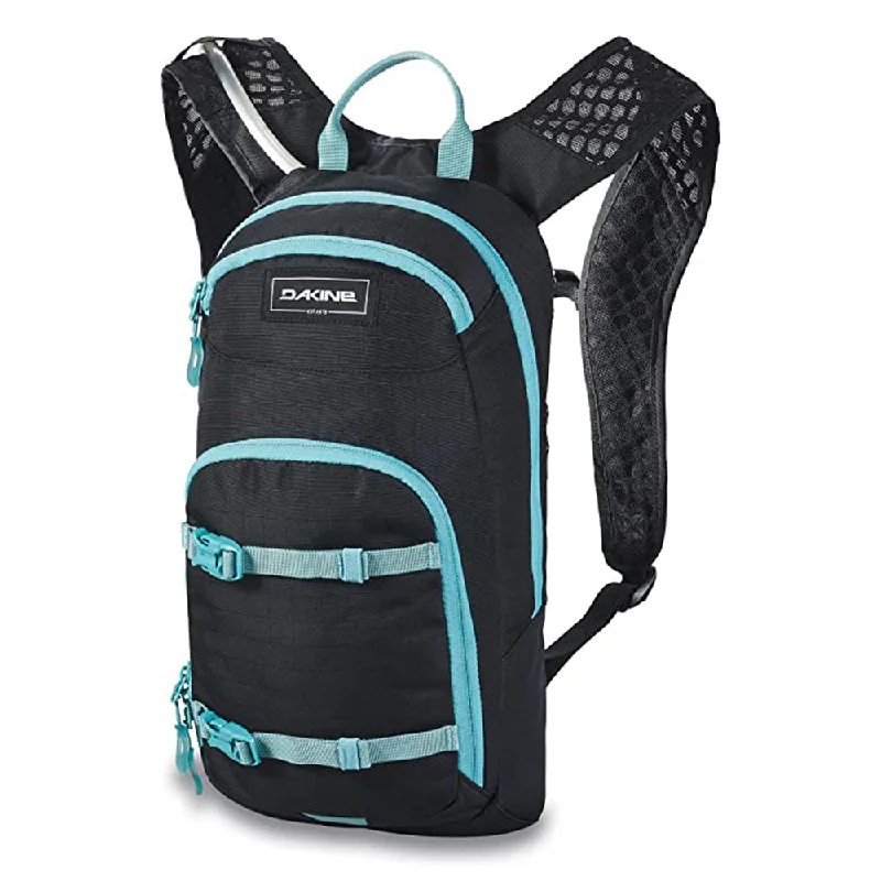 Camping hiking trail loop-Dakine Women's Session 8L Premium Lightweight Breathable Backpack - 10003425-BLACK/MOSS