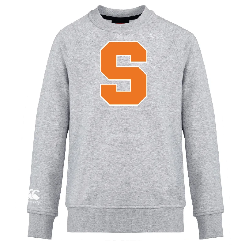 Camping hiking trail flood-Syracuse University Women's RFC Club Crew Sweatshirt by Canterbury