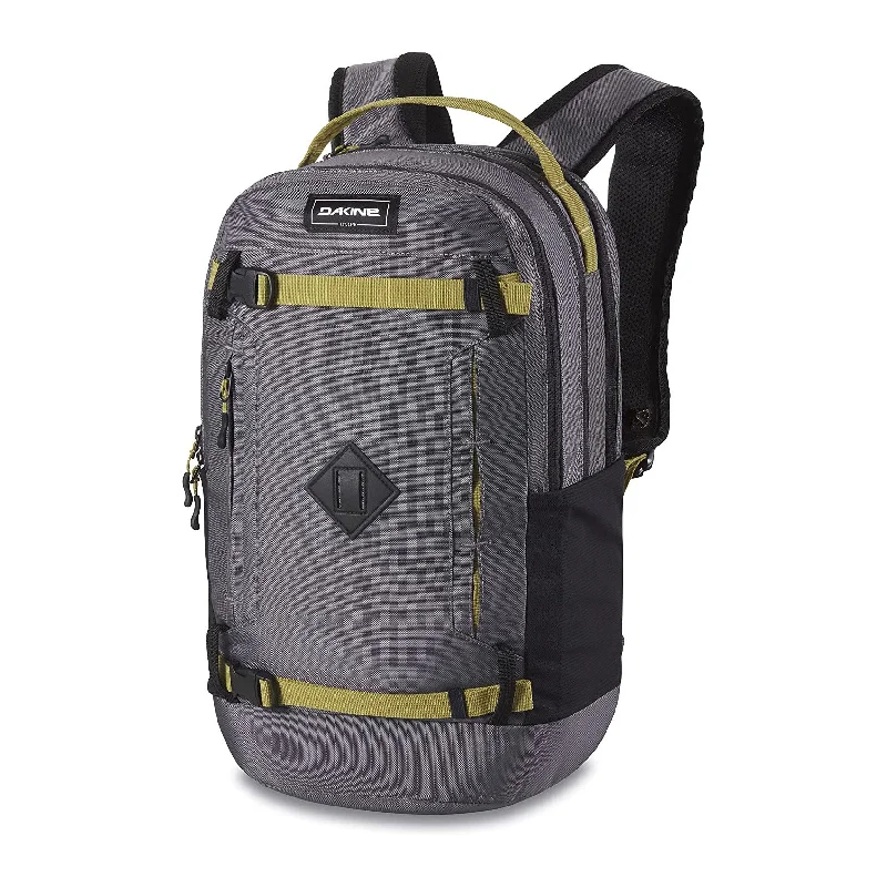 Camping hiking trail zone-Dakine Unisex Castlerock Ballistic URBN Mission Pack 23L Backpack - 10003246-CASTLEROCKBALLISTIC