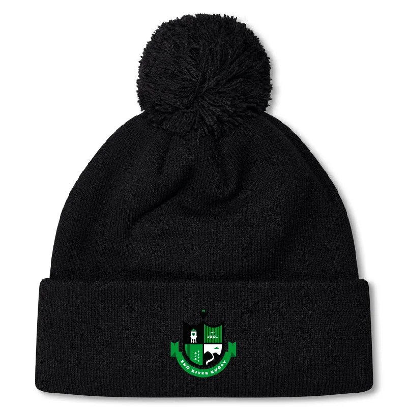 Camping hiking nature pulse-Eno River Rugby Pom Pom Beanie by Canterbury