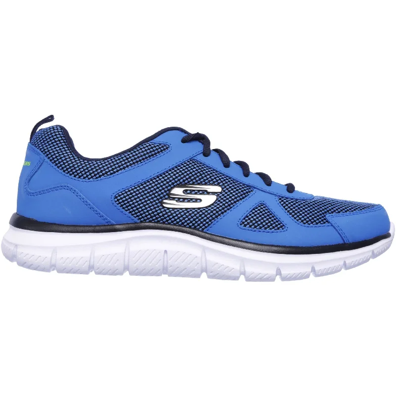 Camping hiking trail gust-Skechers Track Bucolo Mens Training Shoes - Blue