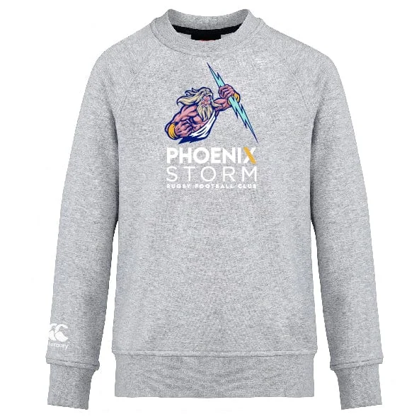 Camping hiking nature spark-Phoenix Storm RFC Club Crew Sweatshirt by Canterbury