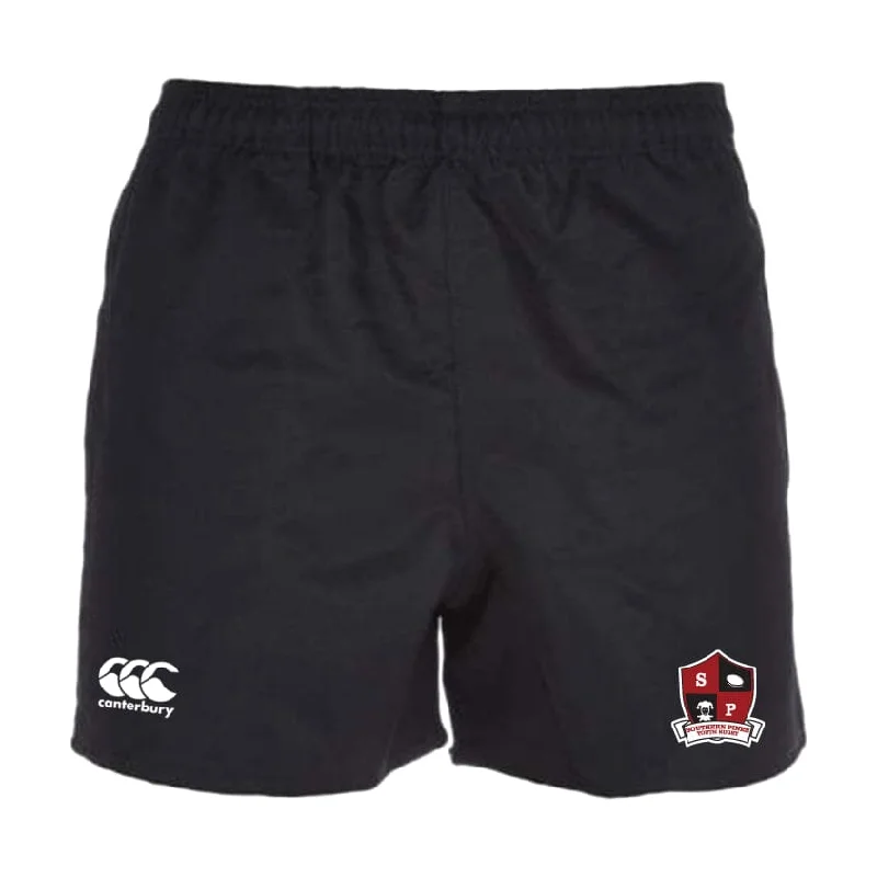 Camping hiking gear shine-Southern Pines Youth Rugby Professional Polyester Rugby Short by Canterbury