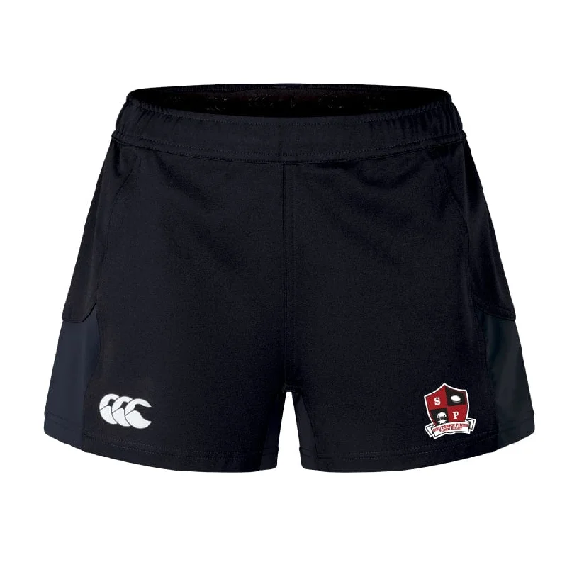 Camping hiking trail whirl-Southern Pines Youth Rugby Women's Advantage Short 2.0 by Canterbury