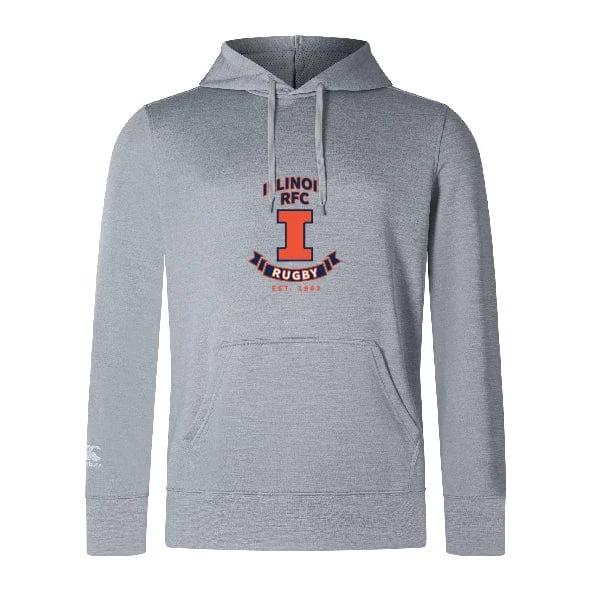 Camping hiking trail plain-Illinois RFC Club Lightweight Hoodie by Canterbury