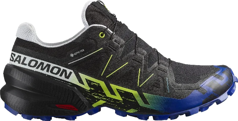 Camping hiking outdoor charm-Salomon Speedcross 6 GORE-TEX Mens Trail Running Shoes - Black