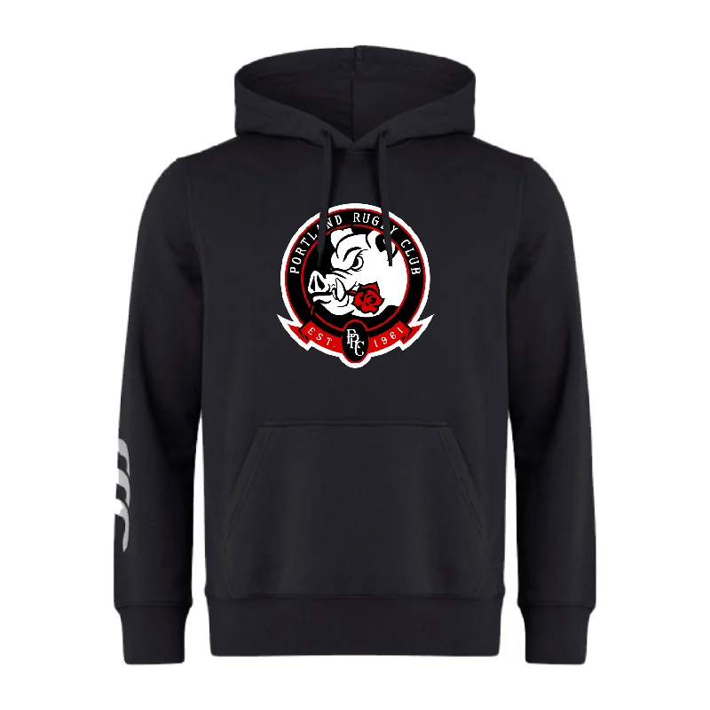 Camping hiking trail calm-Portland Rugby Club Hoodie by Canterbury