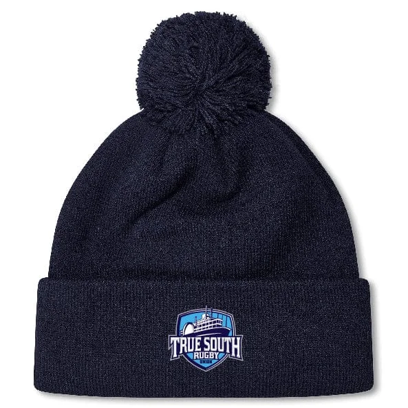 Camping hiking outdoor rush-True South Rugby Union Pom Pom Beanie by Canterbury