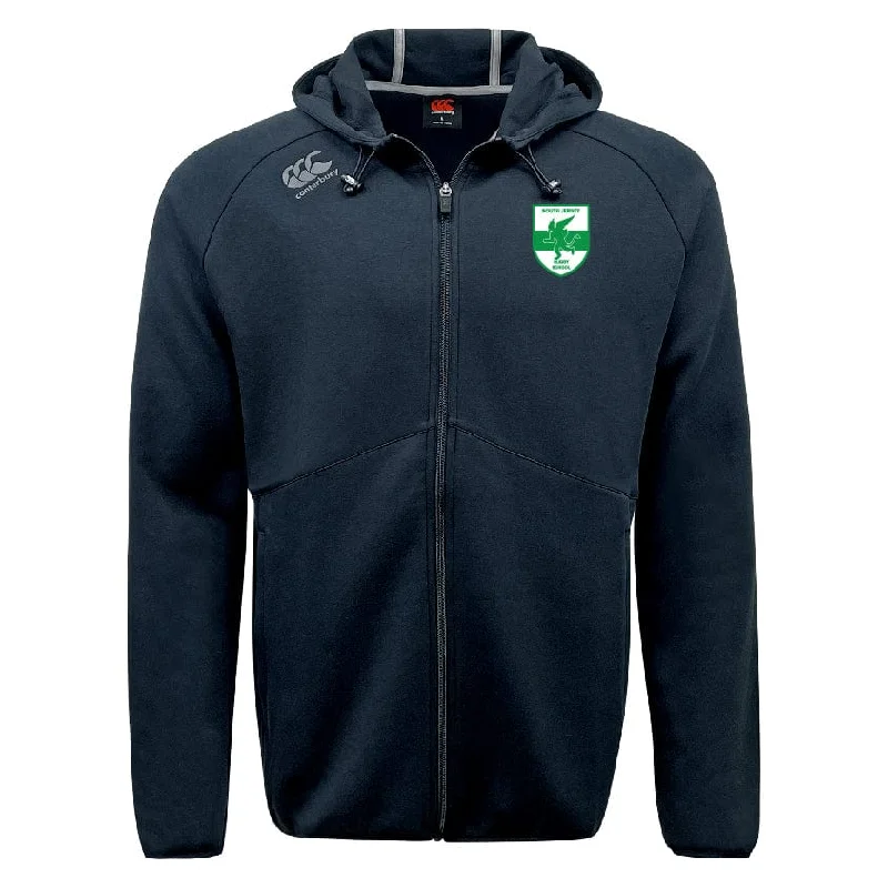 Camping hiking gear thrill-South Jersey Rugby School Tempo Vapodri Full-Zip Hoodie by Canterbury