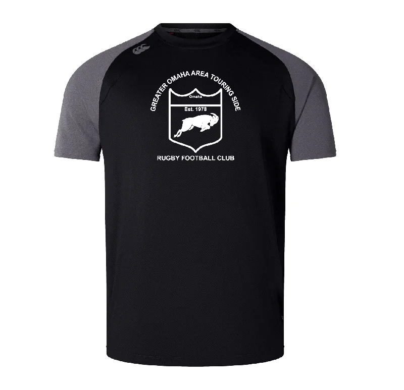 Camping hiking nature lift-Omaha GOATS Rugby Elite Training Tee by Canterbury