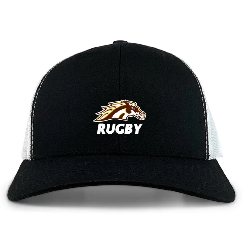 Camping hiking gear thrill-Western Michigan University Men's Rugby Retro Trucker Cap