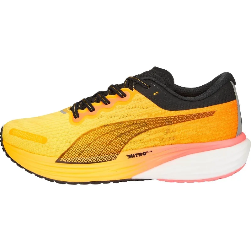 Camping hiking trail pull-Puma Deviate Nitro 2 Mens Running Shoes - Orange