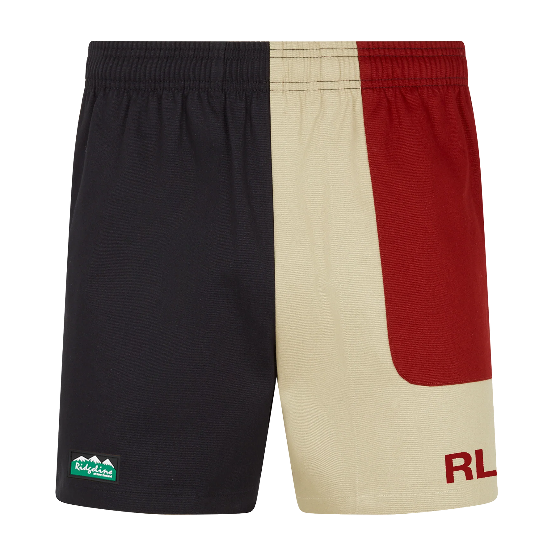 Camping hiking trail valley-Ridgeline Unisex Backslider Shorts - Black Multi